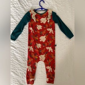 Rags Ruffle Shoulder Romper